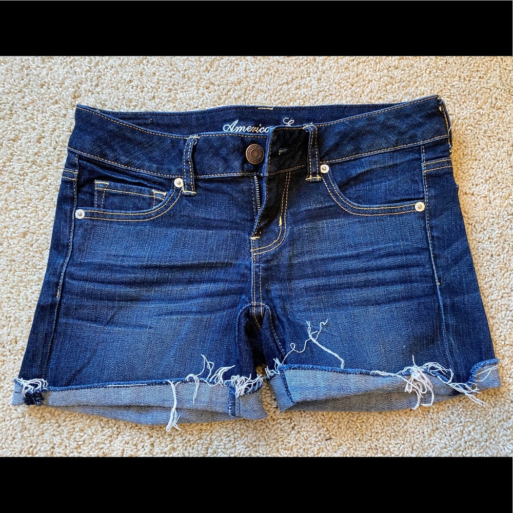 American Eagle Stretch Mid Rise Shorts